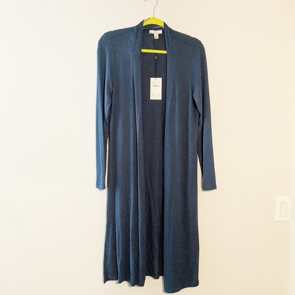 turquoise duster cardigan